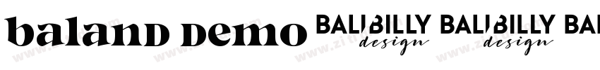 Baland DEMO字体转换